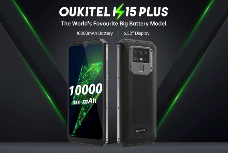 2021 MỚI OUKITEL K15 Plus 10000mAh NFC Rugged Điện thoại 6,52 "3GB RAM 32GB ROM Điện thoại thông minh Quad Core Điện thoại di động Android 10.0