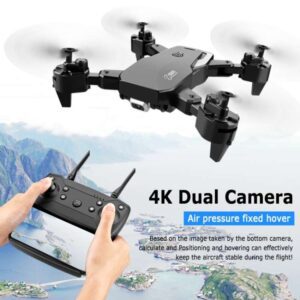 S60 4K Máy ảnh kép gấp Drone Chụp ảnh trên không Quadcopter điều khiển từ xa, Kiểu: Màn hình 4K trên không (Túi xách)