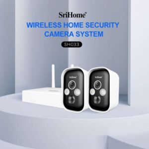 SriHome SH033 3.0 triệu điểm ảnh FHD Tiêu thụ điện năng thấp Hệ thống camera an ninh gia đình không dây
