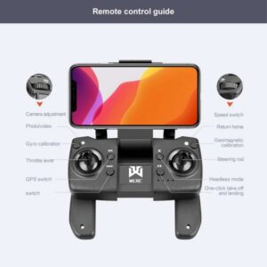Máy bay RC WLRC KK7 Pro GPS Định vị luồng quang học có thể gập lại RC Drone Quadcopter RTF với Túi lưu trữ & WiFi & FPV, Đặc điểm kỹ thuật: Máy ảnh kép 5G 6K 51 WLRC KK7 Pro 22