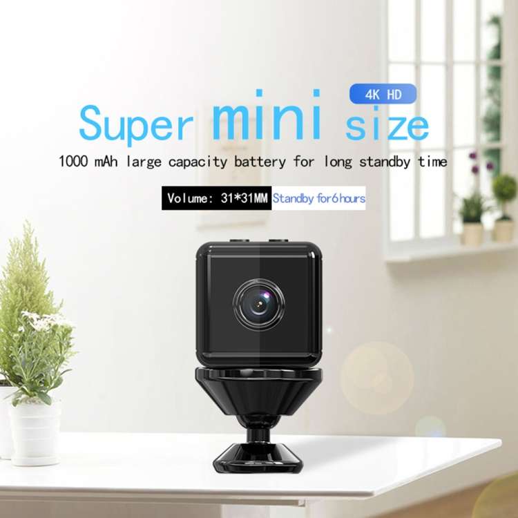 Camera giám sát mini tại nhà không dây HD 1080P X6D, hỗ trợ tầm nhìn ban đêm hồng ngoại & phát hiện chuyển động & thẻ TF