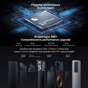 Xiaomi MIX 4 5G, Camera 108MP Ba camera sau, Nhận dạng vân tay trên màn hình, Gốm Unibody, Pin 4500mAh, Màn hình CUP 6,67 inch MIUI 12.5 Qualcomm Snapdragon 888+ 5G 5nm Octa Core lên đến 3.0GHz 37 Xiaomi MIX 4 5G 6 1