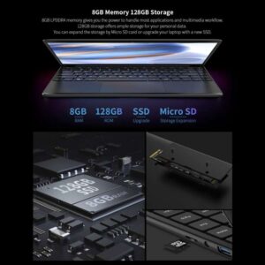 Máy tính xách tay Teclast F6, 13,3 inch, 8GB + 128GB Pin 38000mWh, HĐH Windows 10, Intel Apollo Lake N3350 Quad Core 1.1GHz đến 2.4GHz 23 Teclast F6 8