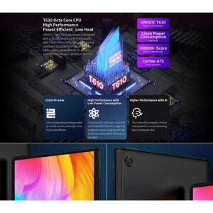 Máy tính bảng Teclast M40SE 4G, 10.1 inch, 4GB + 128GB Pin 6000mAh, Android 10.0 Unisoc T610 Octa Core 1.8GHz A75 + 1.8GHz A55, Mạng: 4G 22 Teclast M40SE 4G 3
