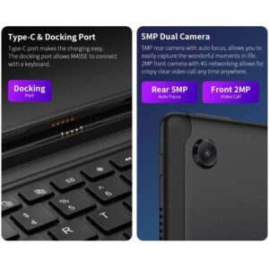 Máy tính bảng Teclast M40SE 4G, 10.1 inch, 4GB + 128GB Pin 6000mAh, Android 10.0 Unisoc T610 Octa Core 1.8GHz A75 + 1.8GHz A55, Mạng: 4G 28 Teclast M40SE 4G 9