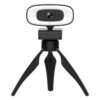 C10 2K HD không biến dạng 360 độ Xoay ba tốc độ lấp đầy ánh sáng Webcam ổ đĩa miễn phí USB, Tích hợp micrô âm thanh rõ ràng