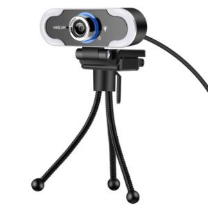 C13 1080P Cảm ứng độ sáng cao 3 mức độ sáng Máy ảnh web lấp đầy ánh sáng Máy ảnh phát trực tiếp Webcam với chân máy