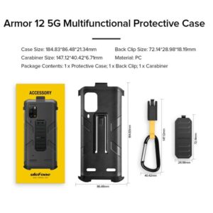 Ốp lưng Ulefone Armor 12 5G Đa chức năng TPU + Vỏ bảo vệ PC có Kẹp lưng & Carabiner 14 Ulefone Armor 12 5