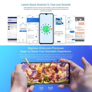 Ulefone Note 12P, 4GB + 64GB Ba camera sau, Pin 7700mAh, Face ID & Nhận dạng vân tay, 6,82 inch Android 11 SC9863A Octa Core lên đến 1,6GHz 27 Ulefone Note 12P 5