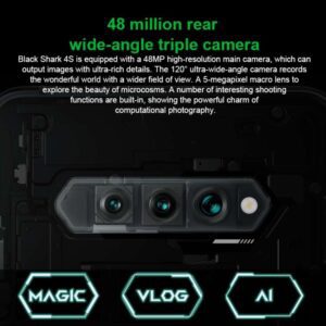 Xiaomi BLACK SHARK 4S Gundam Limited Edition, Camera 48MP, 12GB + 256GB Ba camera sau, Pin 4500mAh, Nhận dạng vân tay bên cạnh, Hệ điều hành trò chơi JOYUI12.8 6,67 inch Qualcomm Snapdragon 870 Octa Core 21 Xiaomi BLACK SHARK 4S Gundam 5