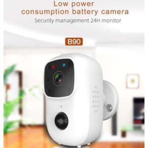 Camera giám sát pin năng lượng thấp B90, Hỗ trợ liên lạc nội bộ hai chiều, Thẻ TF, Cảm ứng cơ thể người PIR