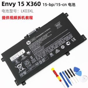 Pin HP envy15 X360 15-bp103TX LK03XL TPN-W127
