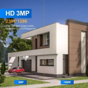 Camera IP ESCAM QF612 WiFi 3MP & Đèn pha, Hỗ trợ Tầm nhìn ban đêm / Phát hiện PIR 13 ESCAM QF612 3