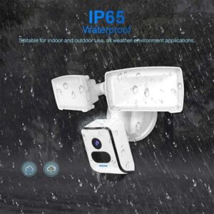 Camera IP ESCAM QF612 WiFi 3MP & Đèn pha, Hỗ trợ Tầm nhìn ban đêm / Phát hiện PIR 16 ESCAM QF612 6