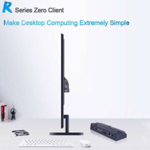 Máy tính mini Zero Client R1W, CORTEX QUAD A9 Quad Core lên đến 1.6GHz, RAM: 1GB, ROM: 8GB, Hỗ trợ WiFi, HDMI, VGA, RJ45, SPK 24 Zero Client R1W 9