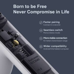 Tai nghe Xiaomi Youpin Haylou Moripods T33 Chính hãng Bluetooth 5.2 TWS True Wireless Bluetooth Earphone 25 Xiaomi Youpin Haylou Moripods T33 10