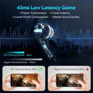 Tai nghe chơi game Xiaomi Youpin QCY G1 TWS Bluetooth 5.2 chính hãng có độ trễ thấp 15 Xiaomi Youpin QCY G1 5