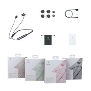 Tai nghe Xiaomi Youpin E1024BT 1MORE Chính hãng sành điệu Bluetooth 4.2 Cuộn dây chuyển động kép Tai nghe Bluetooth không dây gắn trên cổ 17 iaomi Youpin E1024BT 1MORE 3