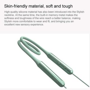 Tai nghe Xiaomi Youpin E1024BT 1MORE Chính hãng sành điệu Bluetooth 4.2 Cuộn dây chuyển động kép Tai nghe Bluetooth không dây gắn trên cổ 18 iaomi Youpin E1024BT 1MORE 4