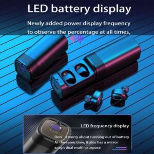 Tai nghe T&G TG909 TWS Bluetooth âm thanh nổi mini kênh đôi với màn hình LED 20 TG TG909 6