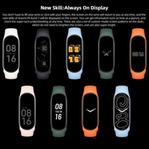 Xiaomi Mi Band 7 Bản gốc Đồng hồ thông minh, màn hình AMOLED 1.62 inch, hỗ trợ giám sát oxy máu / 120 chế độ thể thao / Thời lượng pin 15 ngày 16 Xiaomi Mi Band 7 6