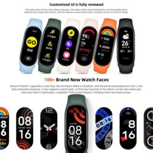 Xiaomi Mi Band 7 Bản gốc Đồng hồ thông minh, màn hình AMOLED 1.62 inch, hỗ trợ giám sát oxy máu / 120 chế độ thể thao / Thời lượng pin 15 ngày 15 Xiaomi Mi Band 7 7