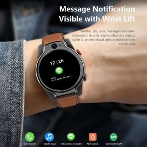 Đồng hồ thông minh LEMFO LEM14 CWAT21970H, hỗ trợ cuộc gọi 4G 4GB + 64GB, 1.6 inch MTK6762 Octa Core, 4GB + 64GB, Android 10, GPS, Nhịp tim 37 LEMFO LEM14 CWAT21970H 3