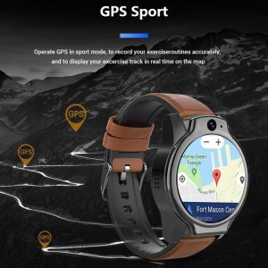 Đồng hồ thông minh LEMFO LEM14 CWAT21970H, hỗ trợ cuộc gọi 4G 4GB + 64GB, 1.6 inch MTK6762 Octa Core, 4GB + 64GB, Android 10, GPS, Nhịp tim 35 LEMFO LEM14 CWAT21970H 5