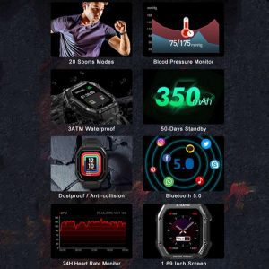 Đồng hồ KOSPET Rock 1.69 inch thông minh chống nước thể thao ngoài trời 18 KOSPET Rock 1.69 inch 3
