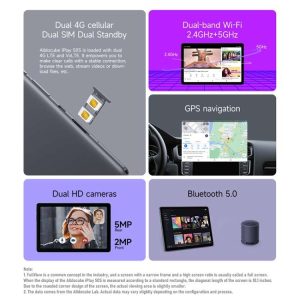 Máy tính bảng ALLDOCUBE iPlay 50S 4G LTE, 10,1 inch, 4GB+64GB Android 12 UNISOC T606 Octa Core 1.6GHz, Hỗ trợ GPS 27 ALLDOCUBE iPlay 50S 1