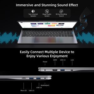 Máy tính xách tay BMAX X15 Pro, 16GB+512GB, 15,6 inch Windows 11 Intel Alder Lake N59 25 BMAX X15 Pro 2