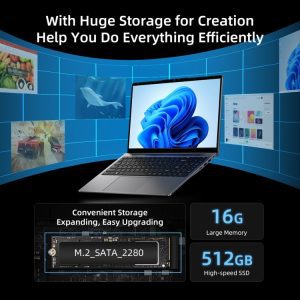 Máy tính xách tay BMAX X15 Pro, 16GB+512GB, 15,6 inch Windows 11 Intel Alder Lake N59 22 BMAX X15 Pro 5