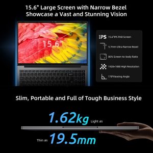 Máy tính xách tay BMAX X15 Pro, 16GB+512GB, 15,6 inch Windows 11 Intel Alder Lake N59 18 BMAX X15 Pro 9