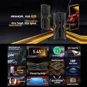 Ulefone Armor X12 Pro, 4GB+64GB, Điện thoại chắc chắn IP68/IP69K, Android 13 MediaTek Helio G36 Octa Core 5,45 inch, Mạng: 4G, NFC 24 Ulefone Armor X12 Pro 16