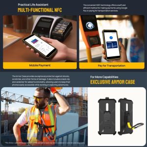 Ulefone Armor X12 Pro, 4GB+64GB, Điện thoại chắc chắn IP68/IP69K, Android 13 MediaTek Helio G36 Octa Core 5,45 inch, Mạng: 4G, NFC 31 Ulefone Armor X12 Pro 9