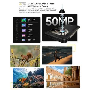 Điện thoại Ulefone Armor 25T, 6GB+256GB, 6500mAh cảm biến nhiệt Chụp ảnh nhiệt, 6,78 inch Android 14 MediaTek Helio G99 Octa Core, Mạng: 4G, NFC, OTG 24 Ulefone Armor 25T 7