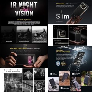 Điện thoại Ulefone Armor 25T, 6GB+256GB, 6500mAh cảm biến nhiệt Chụp ảnh nhiệt, 6,78 inch Android 14 MediaTek Helio G99 Octa Core, Mạng: 4G, NFC, OTG 22 Ulefone Armor 25T 9