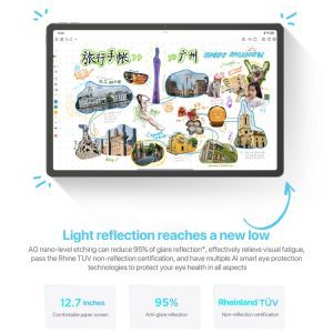 Máy tính bảng Lenovo Xiaoxin Pad Pro 12.7 inch 2025 phiên bản màn hình Paperlike WiFi , ZUI 16, MediaTek Dimensity 8300 Octa Core 26 Lenovo Xiaoxin Pad Pro 12.7 inch 2025 Paperlike Screen 13