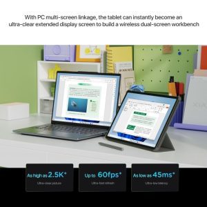 Máy tính bảng Lenovo Xiaoxin Pad Pro 12.7 inch 2025 phiên bản màn hình Paperlike WiFi , ZUI 16, MediaTek Dimensity 8300 Octa Core 34 Lenovo Xiaoxin Pad Pro 12.7 inch 2025 Paperlike Screen 5