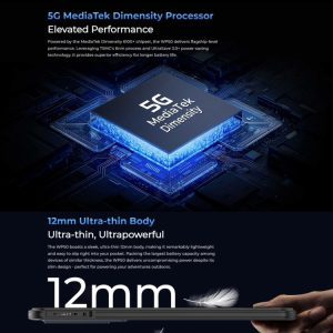 Oukitel WP50 5G chống nước chống va đập, 4GB+256GB, 6500mAh, 6.6 inch Android 14.0 MediaTek Dimensity 6100+ Octa-core, NFC, OTG 35 Oukitel WP50 18