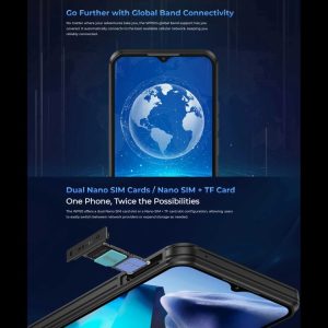 Oukitel WP50 5G chống nước chống va đập, 4GB+256GB, 6500mAh, 6.6 inch Android 14.0 MediaTek Dimensity 6100+ Octa-core, NFC, OTG 24 Oukitel WP50 29