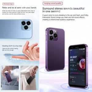 SOYES XS16 4G, 3.0 inch Android 10.0 MTK6737 Quad Core, Bluetooth, WiFi, SIM kép, Hỗ trợ Cửa hàng Google Play 31 SOYES XS16 6