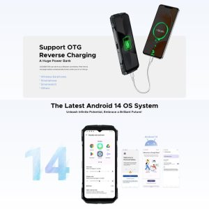 Điện thoại DOOGEE S118 chắc chắn, 12GB+512GB,10800mAh, 6.58 inch Android 14 MediaTek Helio G99 Octa Core, Mạng: 4G, OTG, NFC 39 DOOGEE S118 11