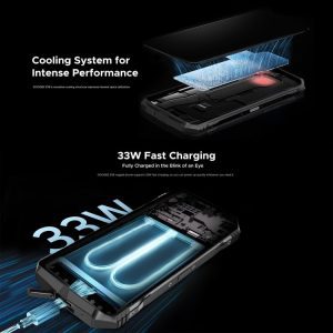 Điện thoại DOOGEE S118 chắc chắn, 12GB+512GB,10800mAh, 6.58 inch Android 14 MediaTek Helio G99 Octa Core, Mạng: 4G, OTG, NFC 38 DOOGEE S118 12