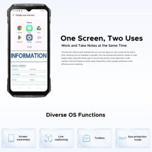 Điện thoại DOOGEE S118 chắc chắn, 12GB+512GB,10800mAh, 6.58 inch Android 14 MediaTek Helio G99 Octa Core, Mạng: 4G, OTG, NFC 43 DOOGEE S118 7