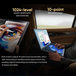 Laptop N-ONE Nbook Air, 16GB+512GB, 13.5 inch, 2 màn hình, Windows 11 Pro Intel Alder Lake N100 Quad Core 32 N ONE Nbook Air 11