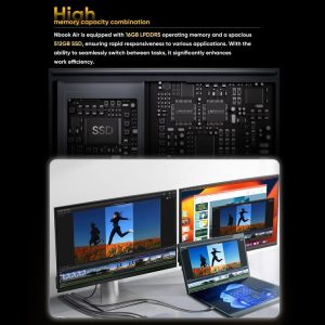 Laptop N-ONE Nbook Air, 16GB+512GB, 13.5 inch, 2 màn hình, Windows 11 Pro Intel Alder Lake N100 Quad Core 36 N ONE Nbook Air 7