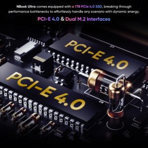 Laptop N-ONE Nbook Ultra 32GB+1TB, 16 inch Windows 11 Pro AMD Ryzen R7 8845HS Octa Core 42 N ONE Nbook Ultra 12