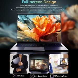 Laptop N-ONE Nbook Ultra 32GB+1TB, 16 inch Windows 11 Pro AMD Ryzen R7 8845HS Octa Core 38 N ONE Nbook Ultra 16