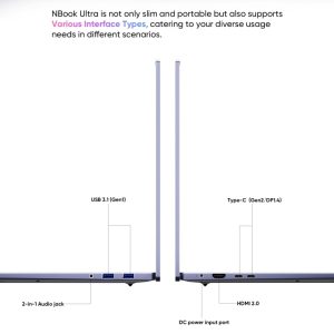 Laptop N-ONE Nbook Ultra 32GB+1TB, 16 inch Windows 11 Pro AMD Ryzen R7 8845HS Octa Core 52 N ONE Nbook Ultra 2